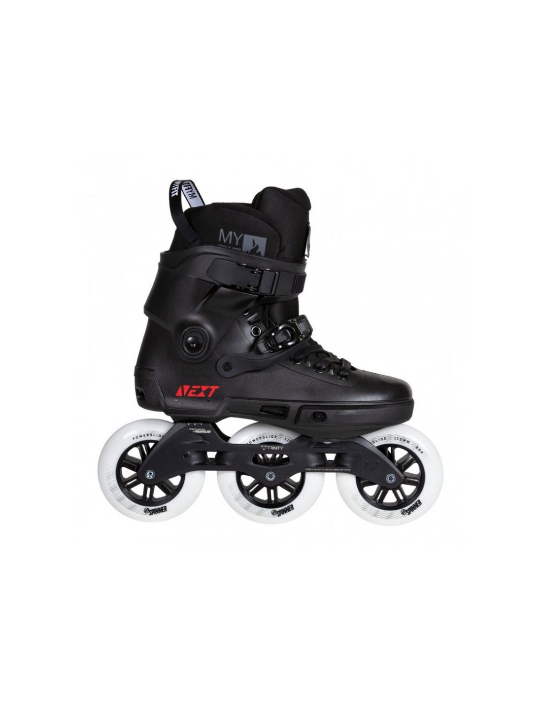 Powerslide Next Core 110 908366 Inline Αυξομειούμενα Rollers Μαύρα Ενηλίκων/Παιδικά