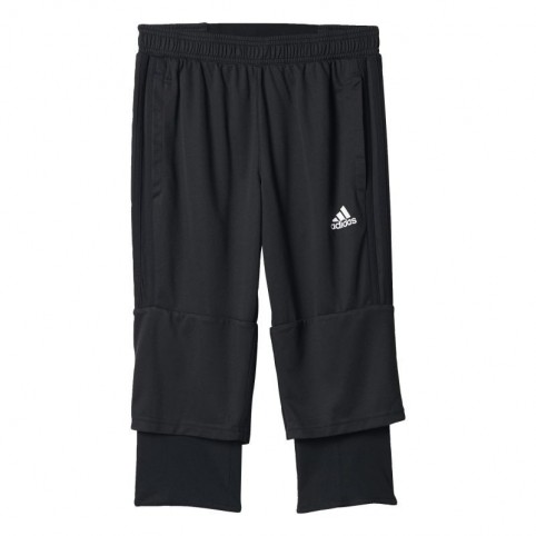 Adidas Παιδικό Παντελόνι Φόρμας Μαύρο Tiro 17 3/4 Junior sweatpants AY2881