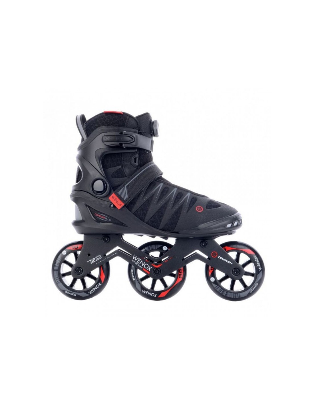 Tempish Wenox Top 1000053 Inline Rollers Μαύρα Ενηλίκων