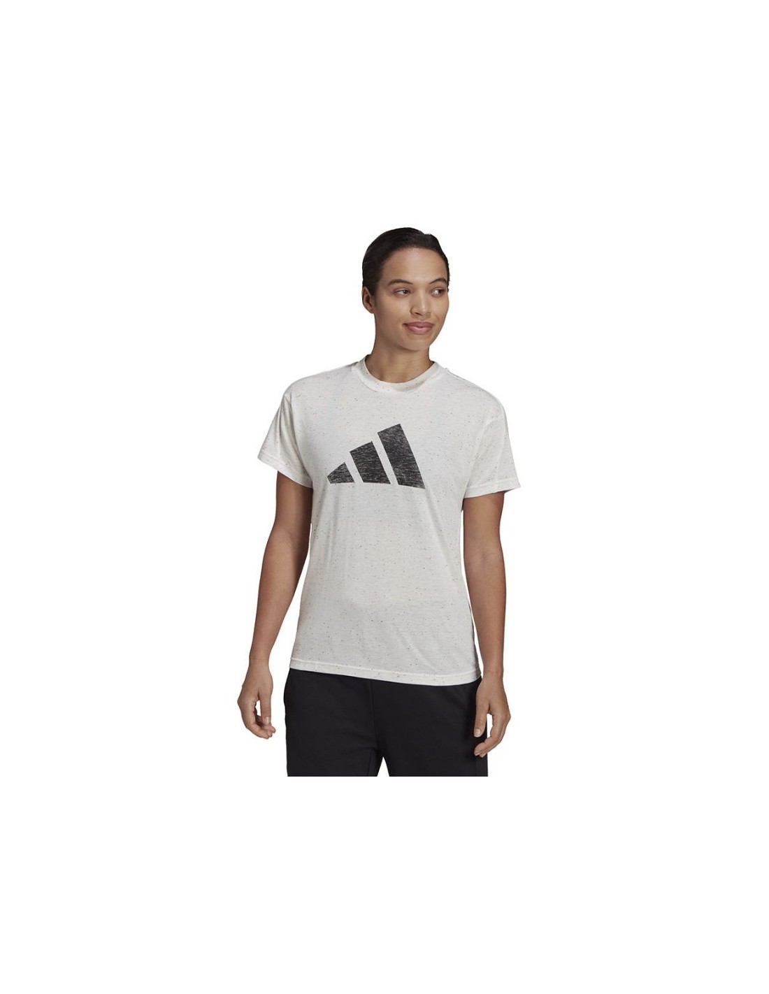 ADIDAS PERFORMANCE Adidas Future Icons Winners 3.0 Γυναικείο Αθλητικό T-shirt White Melange HE1701