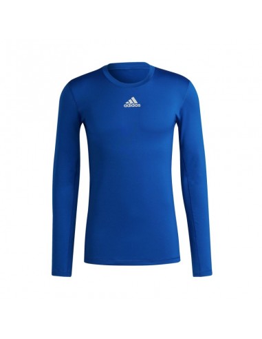 adidas performance Adidas Techfit H23127 Ανδρική Ισοθερμική Μακρυμάνικη Μπλούζα Μπλε