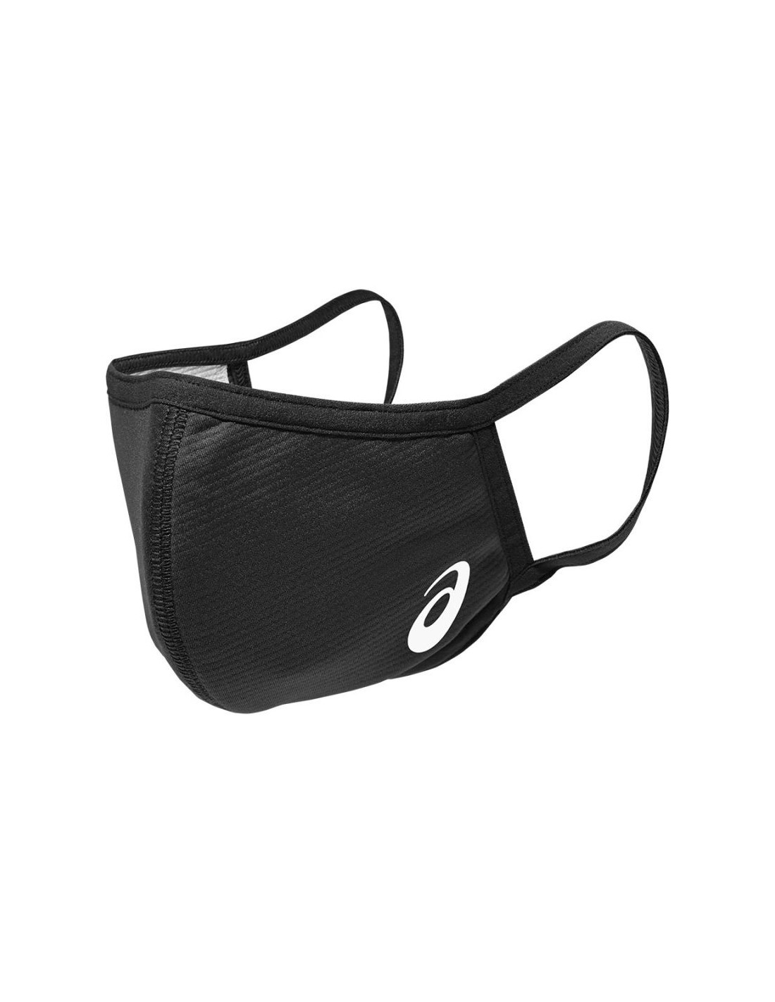 ASICS Face Cover Logo Protective Mask Black 1τμχ