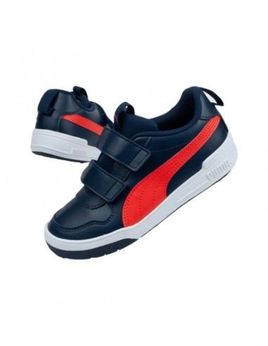 Puma Παιδικά Sneakers Multiflex με Σκρατς Navy Μπλε 380740-02