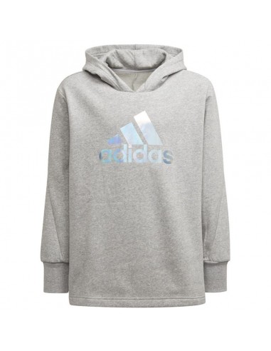 Adidas Παιδικό Φούτερ με Κουκούλα Γκρι Dance H57219