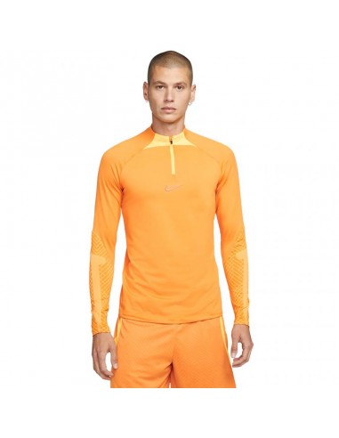 Nike Ανδρική Μπλούζα DriFit με Φερμουάρ Μακρυμάνικη Πορτοκαλί DH8732738