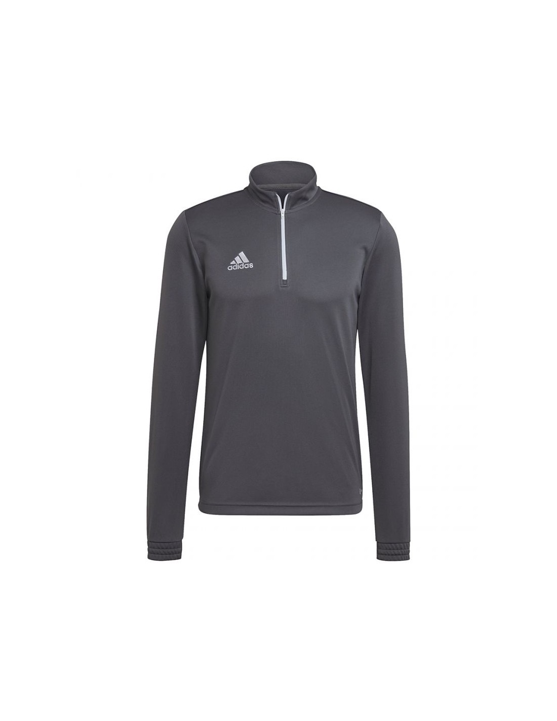 Adidas Entrada 22 Ανδρική Μπλούζα με Φερμουάρ Μακρυμάνικη Γκρι H57546