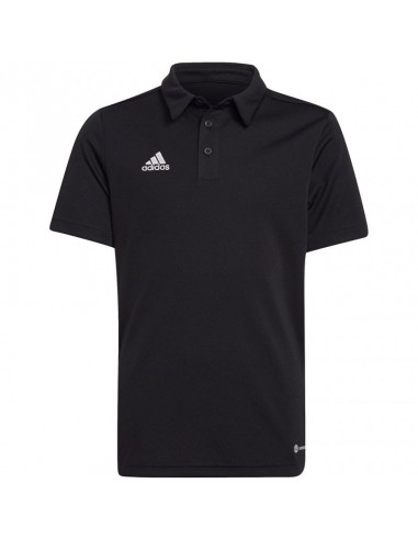 adidas performance Adidas Παιδικό Καλοκαιρινό Polo Κοντομάνικο Μαύρο Entrada 22 H57481