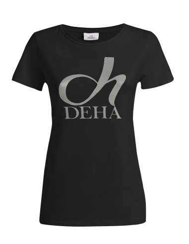 Deha Γυναικείο T-shirt Μαύρο B64770-44202