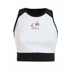 Deha Sporty Top With Net Inserts B64423-10001 Λευκό