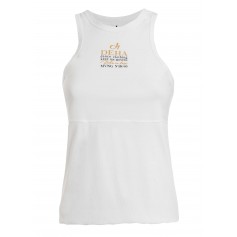 Deha B64031 Αμάνικο Γυναικείο Top Λευκό