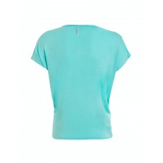 Deha B64244 Γυναικείο Αθλητικό Crop Top Κοντομάνικο Τιρκουάζ Τιρκουάζ B64244-55601