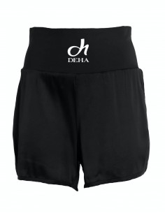 Deha Satin Μαυρο B64466 Γυναικείο Ψηλόμεσο Σορτς Μαύρο B64466-10009
