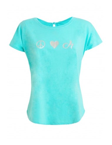 Deha Eco-Wear Yoga T-Shirt B64302-55601 Τυρκουάζ