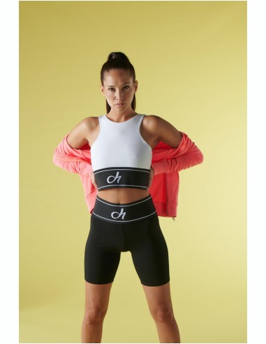 Deha B64401 Γυναικείο Crop Top Αμάνικο Καλοκαιρινό Λευκό B64401-10001