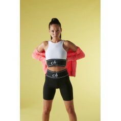 Deha Halter Top Elastic B64401-10001 Λευκό