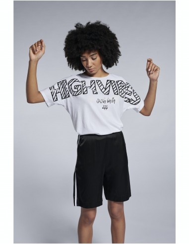 Deha Γυναικείο T-shirt Λευκό με Στάμπα D63671-10001