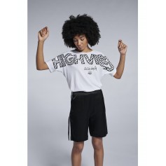 Deha Γυναικείο T-shirt Λευκό με Στάμπα D63671-10001