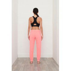 Deha Ψηλόμεσο Παντελόνι Γυναικείας Φόρμας με Λάστιχο Ροζ A00538-55219