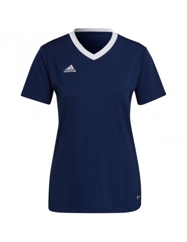 Adidas Entrada 22 Î“Ï…Î½Î±Î¹ÎºÎµÎ¯Î¿ Î‘Î¸Î»Î·Ï„Î¹ÎºÏŒ T-shirt Fast Drying Î¼Îµ V Î›Î±Î¹Î¼ÏŒÎºÎ¿ÏˆÎ· Navy ÎœÏ€Î»Îµ H59849