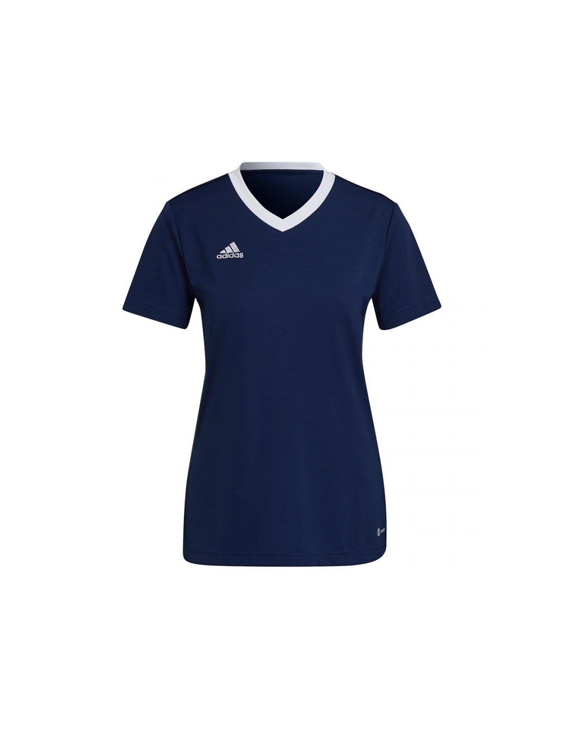 ADIDAS PERFORMANCE Adidas Entrada 22 Γυναικείο Αθλητικό T-shirt Fast Drying με V Λαιμόκοψη Navy Μπλε H59849