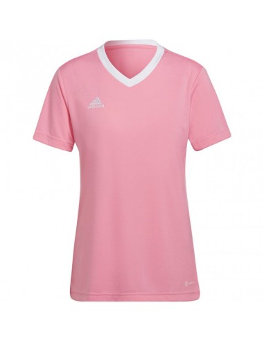 Adidas Entrada 22 Î“Ï…Î½Î±Î¹ÎºÎµÎ¯Î¿ Î‘Î¸Î»Î·Ï„Î¹ÎºÏŒ T-shirt Fast Drying Î¼Îµ V Î›Î±Î¹Î¼ÏŒÎºÎ¿ÏˆÎ· Semi Pink Glow HC5075