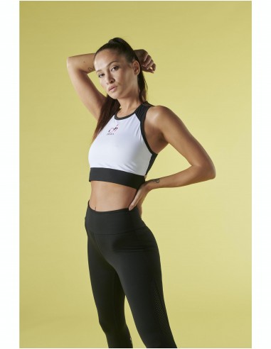 Deha Γυναικείο Αθλητικό Μπουστάκι Λευκό B64423-10001