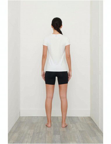 Deha Graphic Stretch T-Shirt A00141-10001 Λευκό
