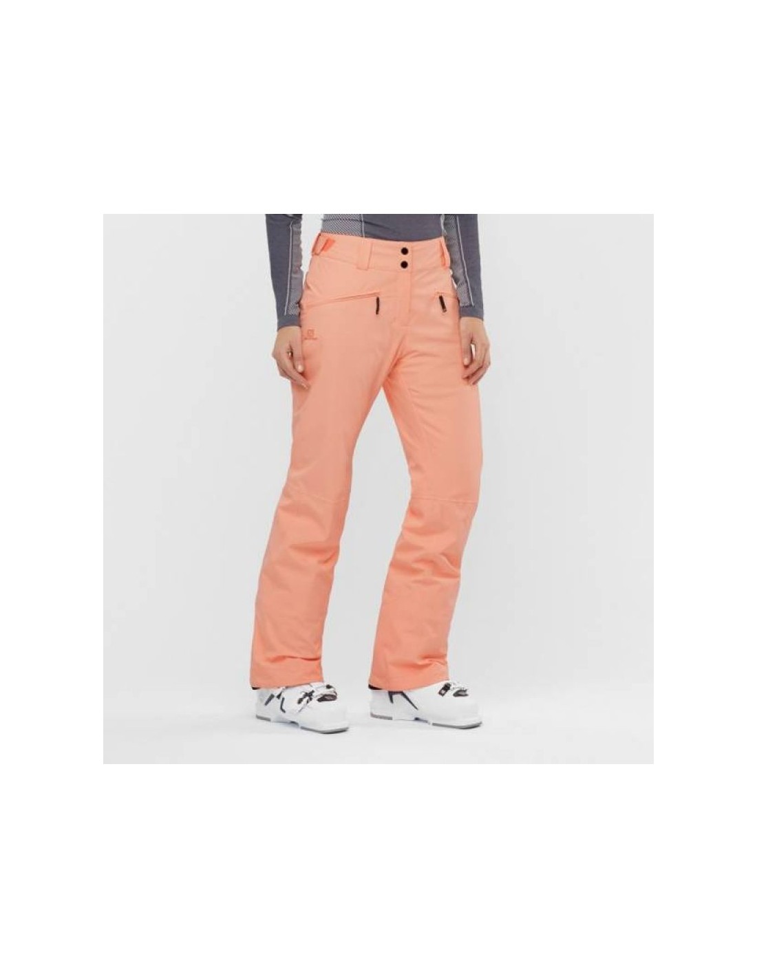 Salomon Edge LC1387400 Γυναικείο Παντελόνι Σκι & Snowboard Πορτοκαλί