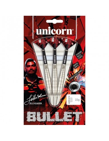 Darts steel tip Unicorn Bullet Stainless Steel- Jelle Klaasen 20g: 27530 | 22g: 27531 | 24g: 27532