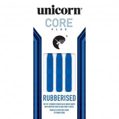 Darts steel tip Unicorn Core Plus - Blue Rubberised Brass 21g: 8650 | 23g: 8651 | 25g: 8652