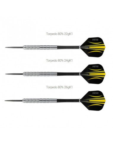 Harrows Torpedo 80% Steeltip HS-TNK-000013163