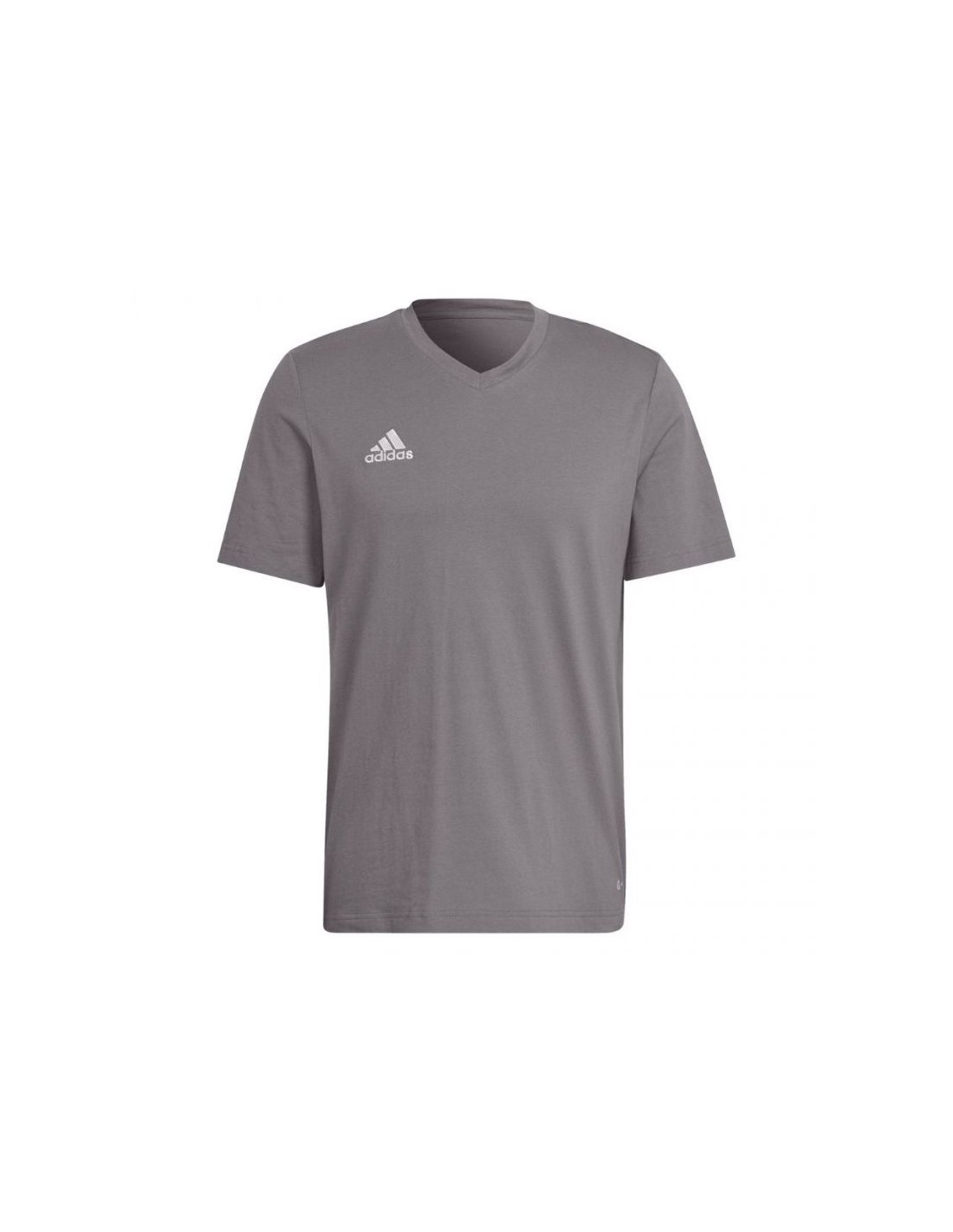 Adidas Entrada 22 Ανδρικό T-shirt Γκρι με Λογότυπο HC0449