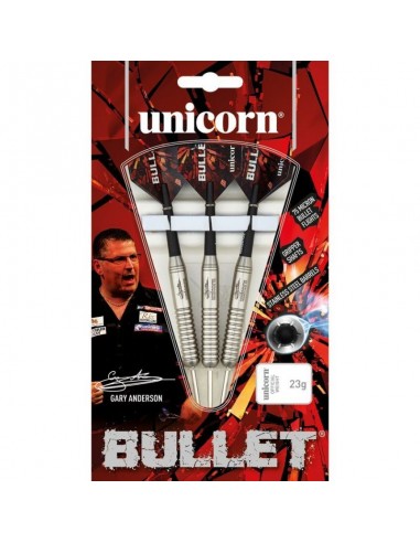 Darts steel tip Unicorn Bullet Stainless Steel - Gary Anderson 22g: 27520 | 24g: 27521 | 26g: 27522