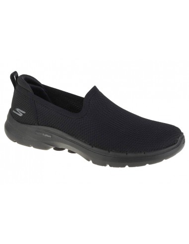 Skechers Walk 6 Clear Virtue Γυναικεία Slip-On Μαύρα 124505-BBK