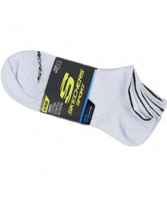 Skechers 6pk Terry No Show S115055-WHT