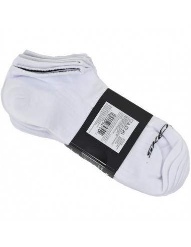 Skechers 6pk Terry No Show S115055-WHT