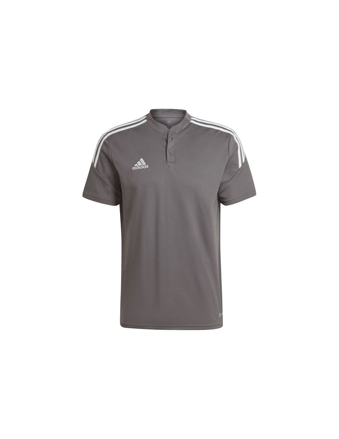 Adidas Condivo 22 Ανδρική Μπλούζα με Κουμπιά Κοντομάνικη Γκρι HD2320