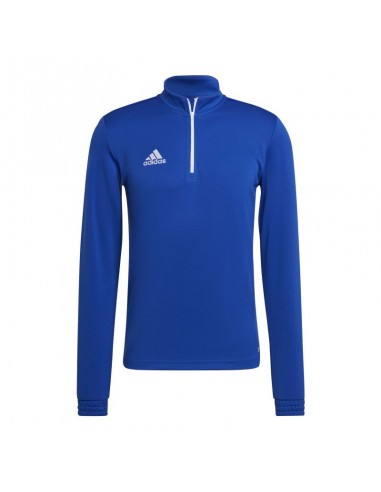 Adidas Entrada 22 Ανδρική Μπλούζα με Φερμουάρ Μακρυμάνικη Μπλε HG6286