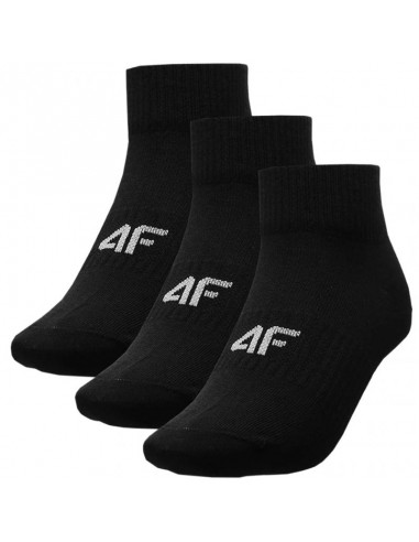 4F H4L22-SOD303-20S Αθλητικές Κάλτσες Μαύρες 3 Ζεύγη