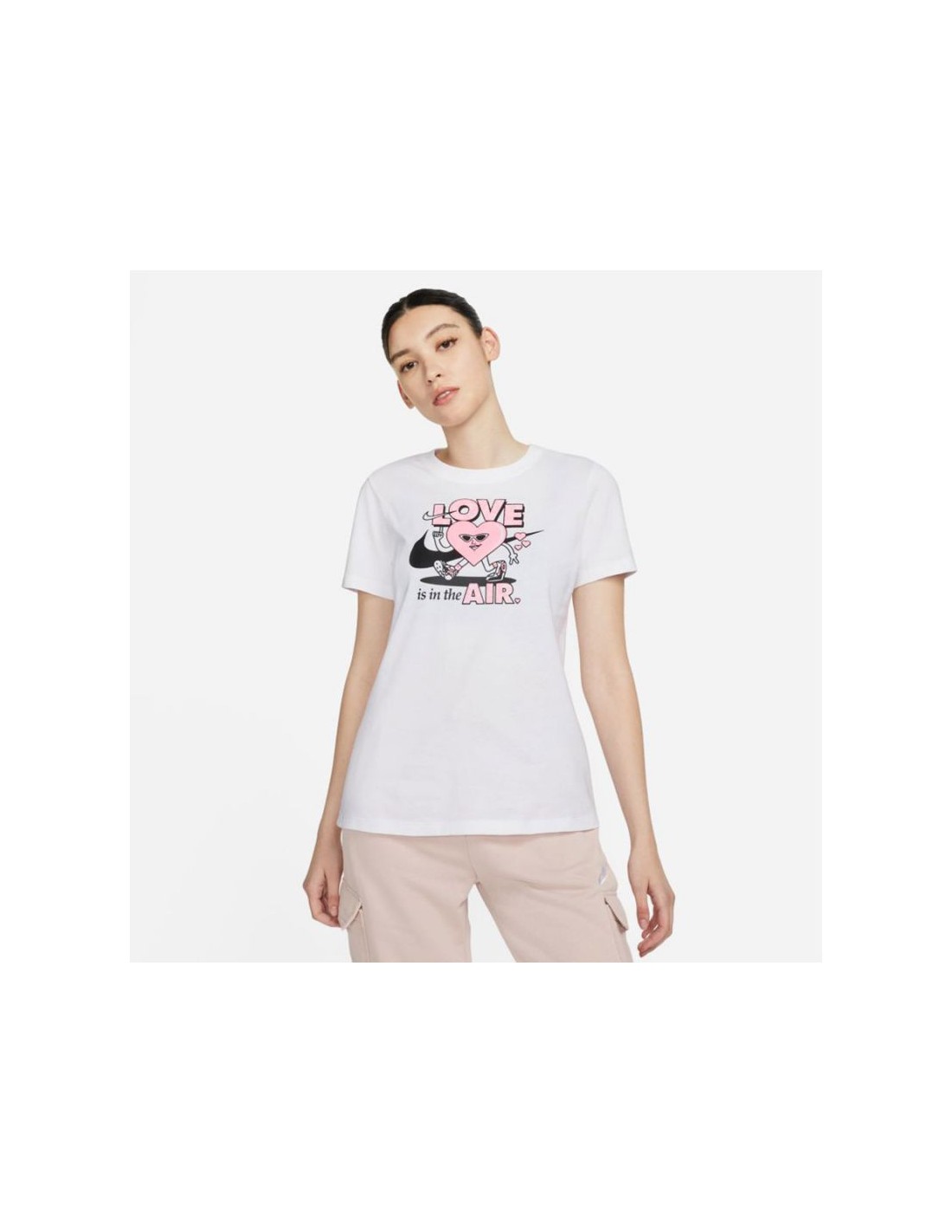 Nike Sportswear Nike Γυναικείο Αθλητικό T-shirt Λευκό DN5878-100