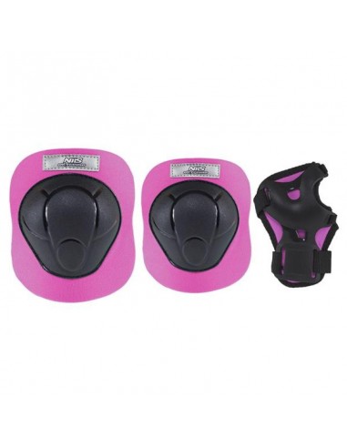 Protectors set Nils Extreme black / pink H210 size L