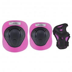 Protectors set Nils Extreme black / pink H210 size L