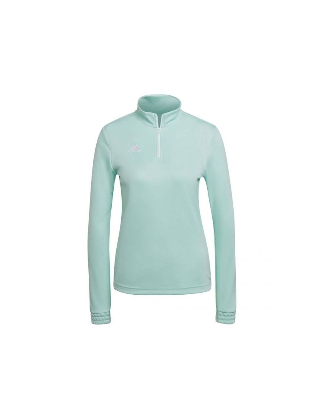 Adidas Entrada 22 Γυναικεία Μπλούζα Μακρυμάνικη με Φερμουάρ Clear Mint HC5046