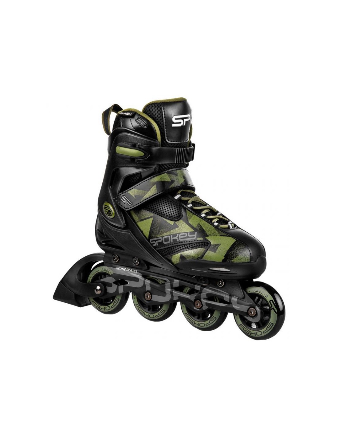 Spokey Makan Inline Rollers Μαύρα Black/Green Ενηλίκων