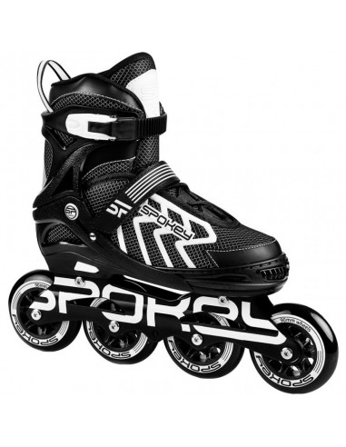 Roller skates Spokey Khan Bk / Wh Jr 927032-927033