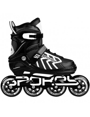 Roller skates Spokey Khan Bk / Wh Jr 927032-927033