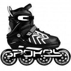 Roller skates Spokey Khan Bk / Wh Jr 927032-927033