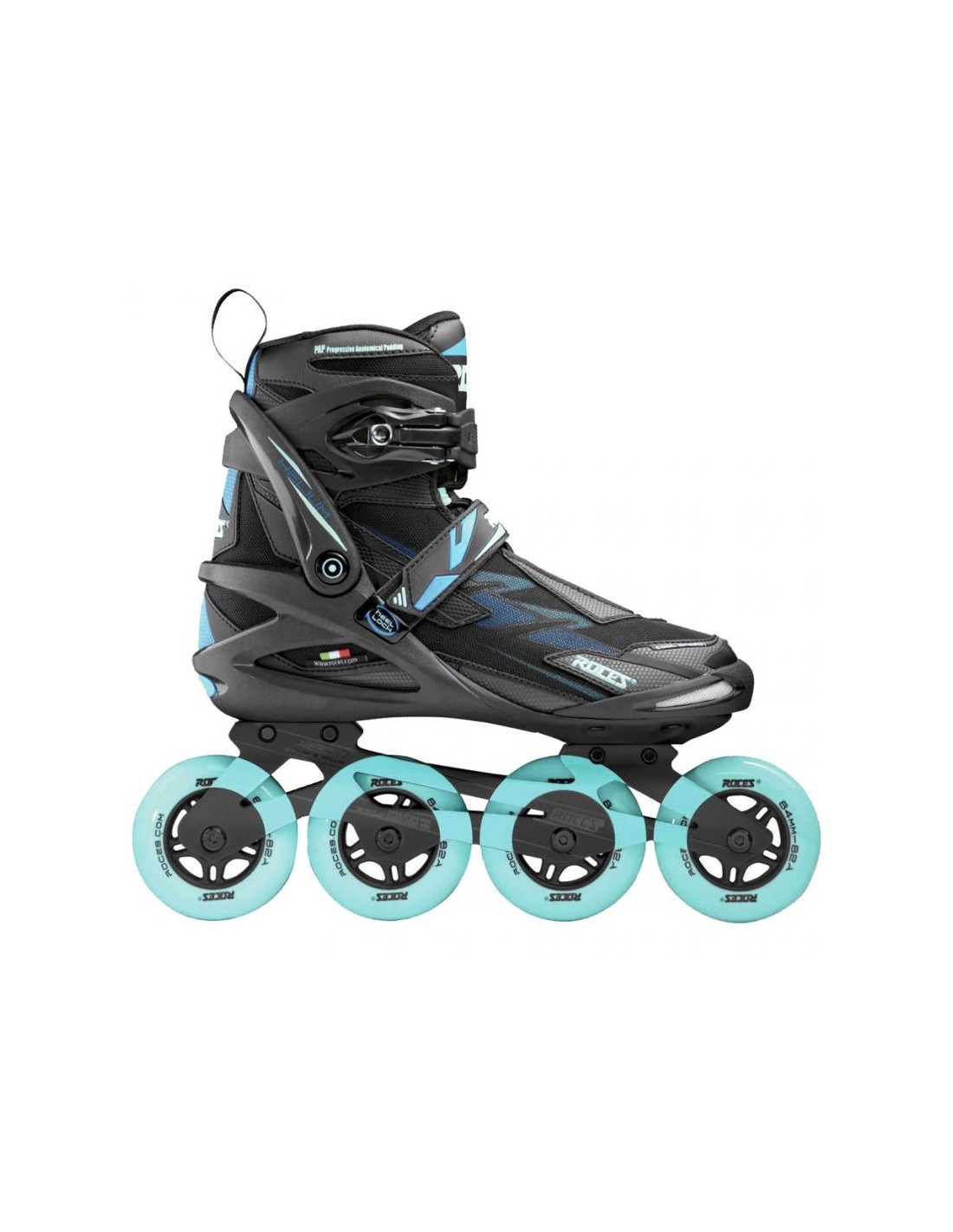 Roces Helium II TIF 400872-001 Inline Rollers Μαύρα Ενηλίκων