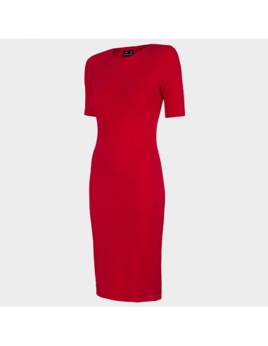 4F Mini All Day Φόρεμα Κοντομάνικο Κόκκινο H4L22-SUDD012-62S