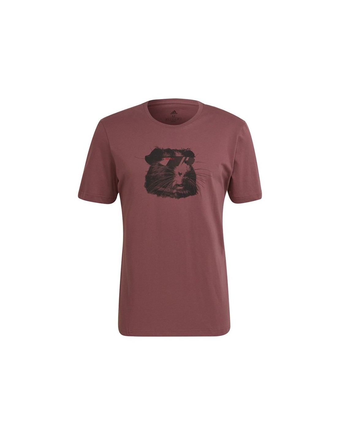 Adidas Ten Glory Ανδρικό T-shirt Quiet Crimson με Στάμπα H59754